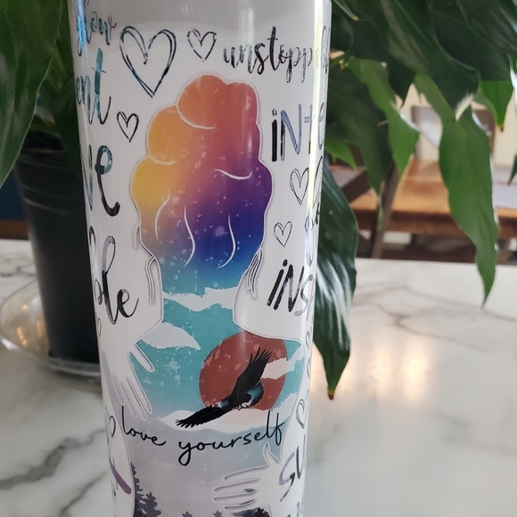 Love Yourself Motivational 30oz Tumbler with duo lids 🎉sale - Picture 4 of 11